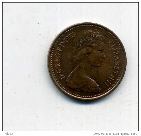 - GRANDE-BRETAGNE . 1 N.P. 1973 - 1 Penny & 1 New Penny