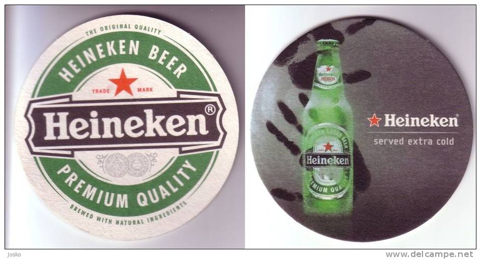 HEINEKEN Beer Coaster ( Holande ) Beercoaster Bière Bier Cerveza Birra Cerveja Mat Mats Sous-bock Posavasos Coasters - Sous-bocks