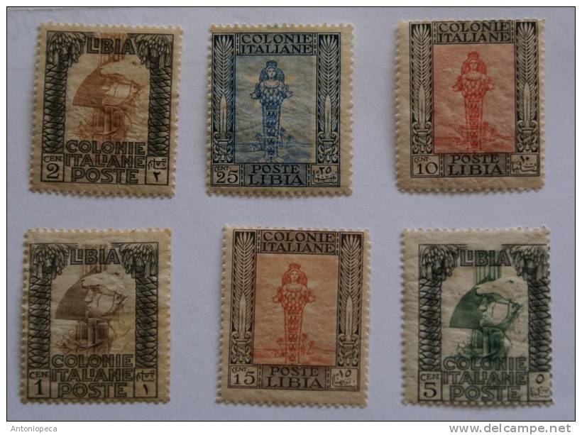 LYBIA 1921 -  UNUSED ORIGINAL GUM SEE SCAN RARE STAMPS - Libya