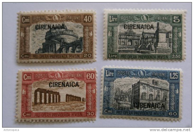 CYRENAICA - 1925  UNUSED ORIGINAL GUM VERY LIGHT SIGN HING SEE SCAN RARE STAMPS - Amtliche Ausgaben