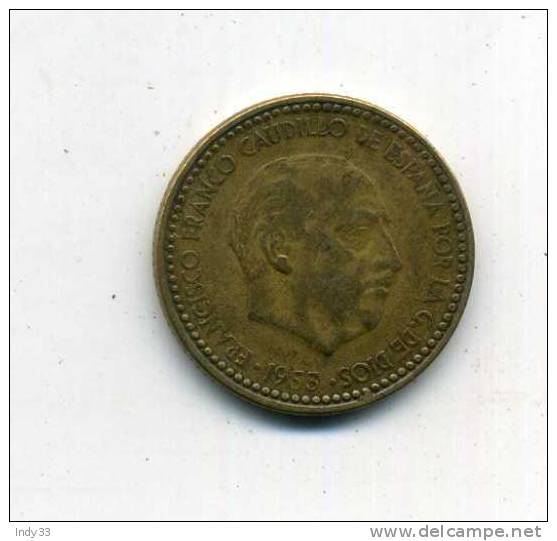 - ESPAGNE . 1 P. 1953 - 1 Peseta