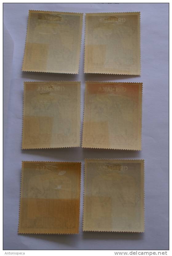 ITALY - CYRENAICA 1934 COMPLET SET MINT VERY FINE STAMPS ORIG GUM BROWNISHED FROM THE AGE - General Issues