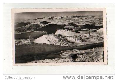 Photos, Reproductions, 207 - Le Puy-de-Dôme, Panorama D'Hiver Sur Les Monts Dore ( Cliché Plazanet) - Other & Unclassified