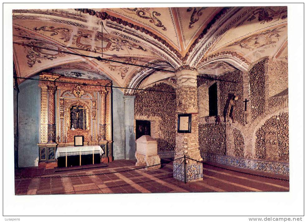 Portugal Cor 6061 – ÉVORA - Igreja De São Francisco - Capela Dos Ossos - Bone's Chapel Os - Evora