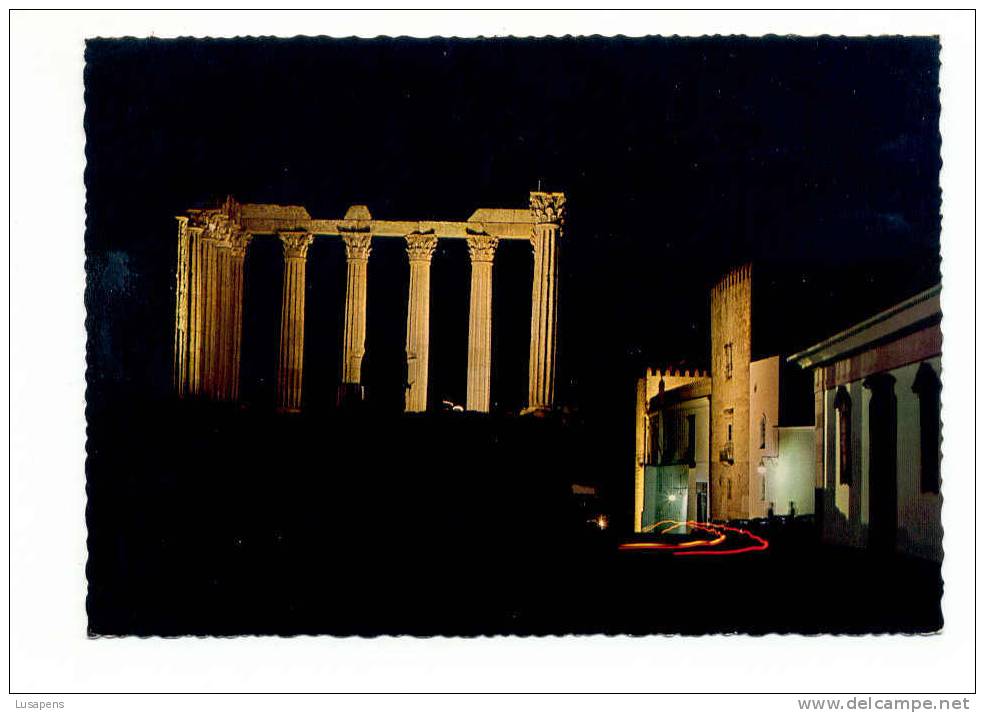 Portugal Cor 6068 – ÉVORA - TEMPLO DE DIANA (NOCTURNO) - Evora