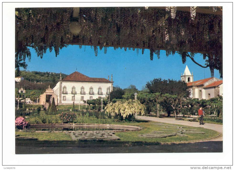 Portugal Cor 6090 – CASTELO BRANCO - MARAVILHOSO CONJUNTO VISTO DO JARDIM MUNICIPAL - Castelo Branco