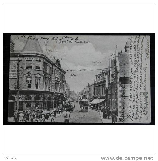 Carte Postale Affranchie : 1903, Croydon, Angleterre - Surrey