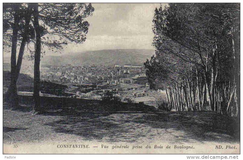 Carte Postale Afrique Algérie  Constantine Vue Du Bois De Boulogne Trés Beau Plan - Constantine