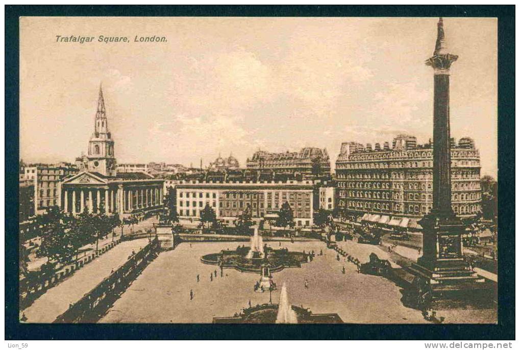 LONDON - TRAFALGAR SQUARE - Great Britain Grande-Bretagne Grossbritannien Gran Bretagna 66001 - Trafalgar Square