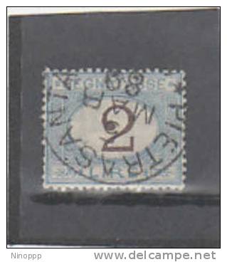 Italy-1874 Postage Due 2 Lire Blue & Brown Used - Lotti E Collezioni