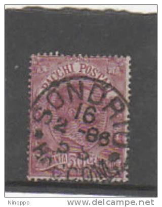 Italy-1884 Parcel Post 50c Claret Used - Collections