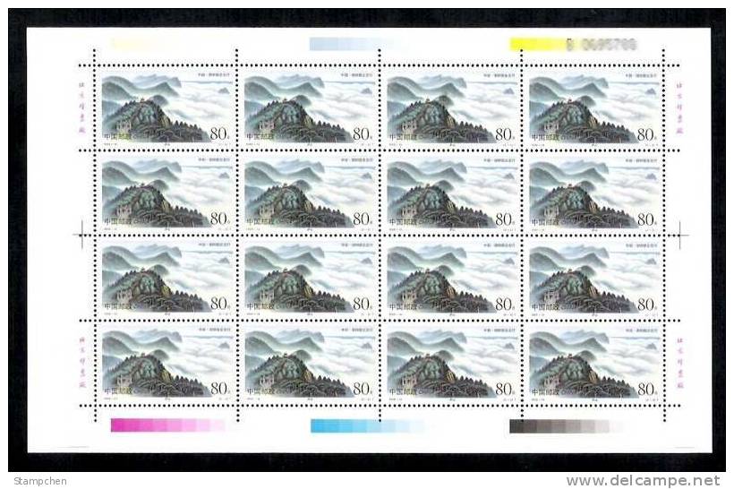 China 1999-14 Lushan & Kuryongyon Mountain Sheets Mount Falls Waterfall Joint With N Korea - Acqua