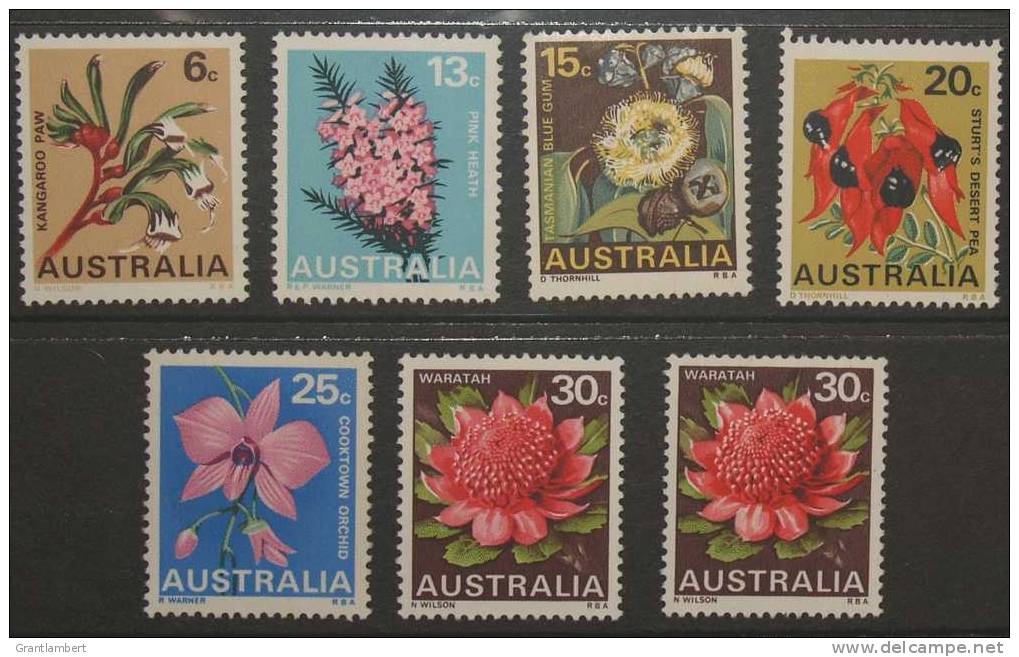 1968 Flowers- State Emblems Set Of 7 MNH - Ungebraucht