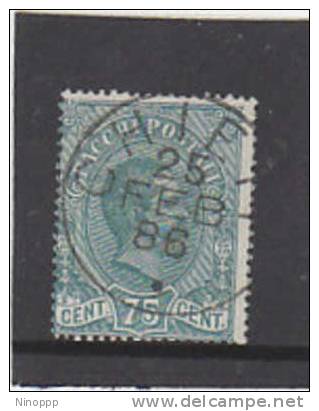 Italy-1984 Parcel Post 75c Blue Green Used - Collections