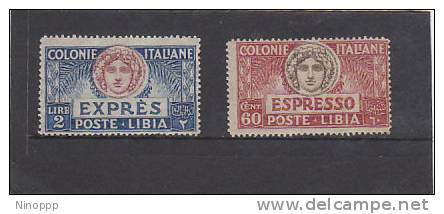 Lybia-1923 Express Mail Set Mint Hinged - Latvia