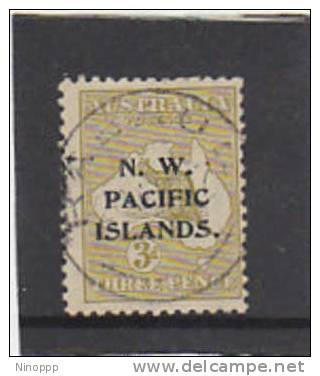 North West Pacific 1915-23 Kangaroo 3d Olive Used - Usati