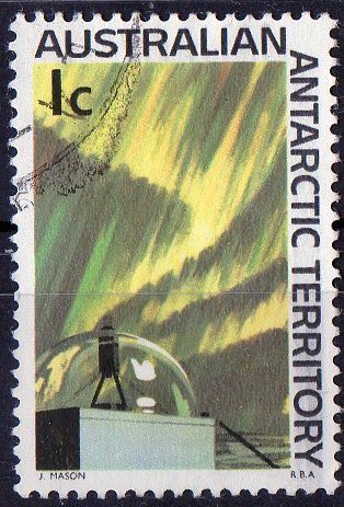 Australian Antarctic 1966 1c Aurora Australis Used - Gebraucht