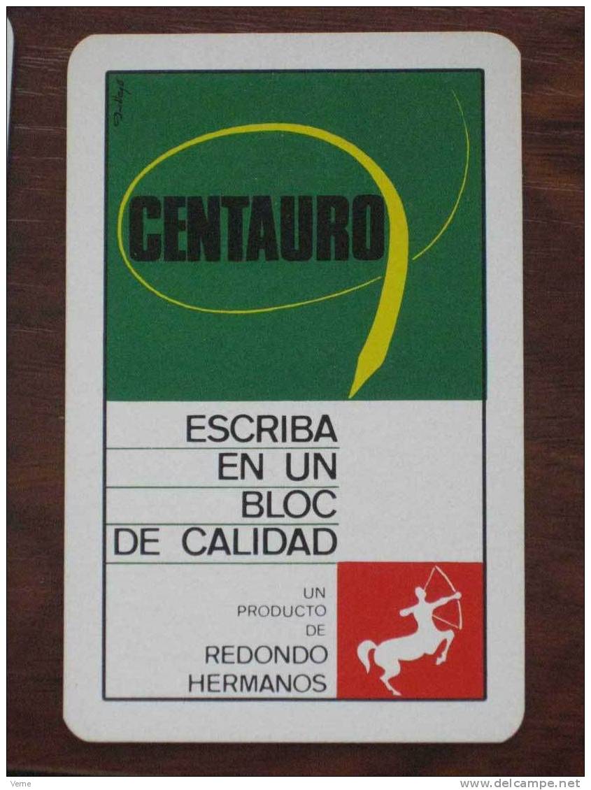 ANTIGUO CALENDARIO BOLSILLO FOURNIER CENTAURO 1970 - EXCELENTE ESTADO - Tamaño Pequeño : 1961-70