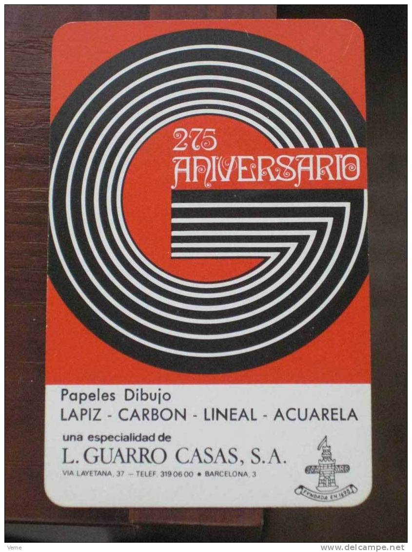 ANTIGUO CALENDARIO BOLSILLO FOURNIER GUARRO CASAS 1973 - EXCELENTE ESTADO - Small : 1961-70