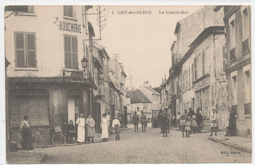 T 992 / CPA  LYZY SUR OURCQ    (77)   LA GRANDE RUE - Pontault Combault