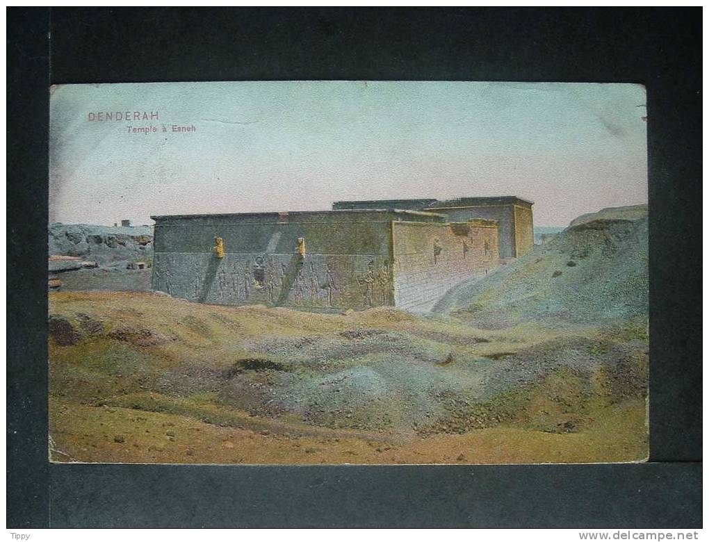 1909. Dendarah Temple & Esneh. Egypt - Sonstige & Ohne Zuordnung