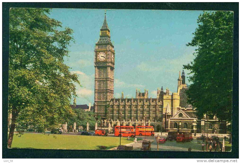 LONDON - BIG BEN, AND PARLIAMENT SQUARE - Great Britain Grande-Bretagne Grossbritannien Gran Bretagna 66054 - Houses Of Parliament