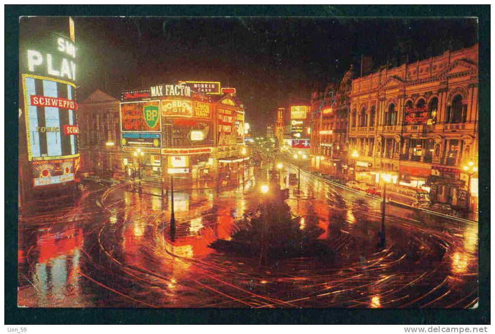 LONDON - PICCADILLY AT NIGHT Great Britain Grande-Bretagne Grossbritannien Gran Bretagna  66060 - Piccadilly Circus