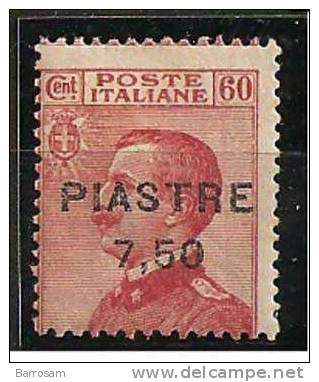 Italy:1922 7,50 0n 60 Mh* - General Issues