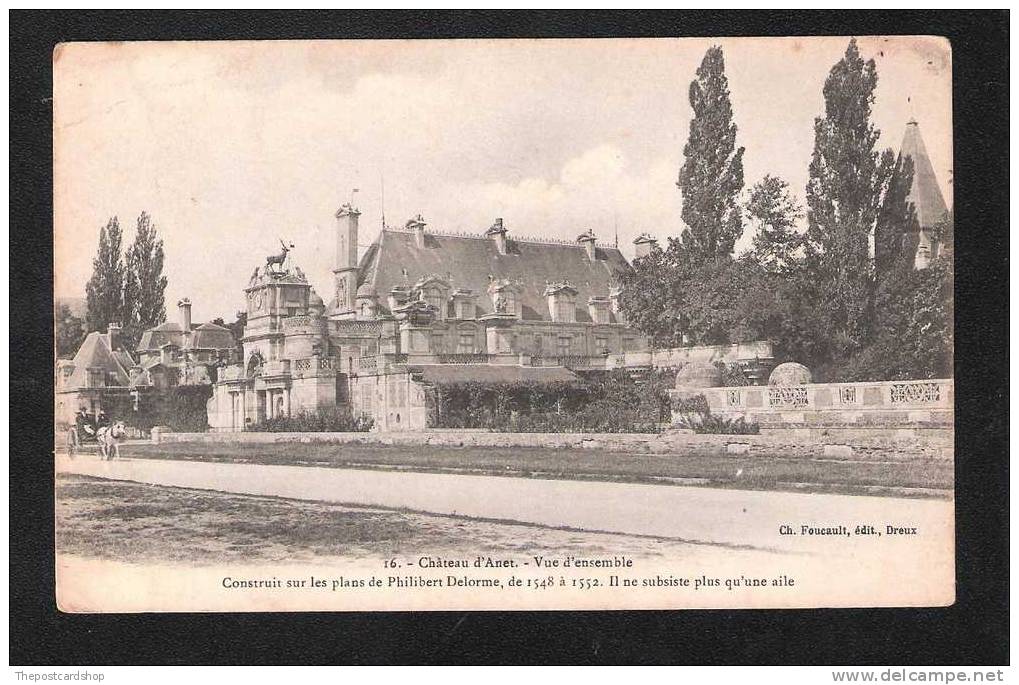 CPA 28 Chateau D'Anet Vue D'ensemble Construit Sur Les Plans De Philibert Delorme De 1548 EURE ET LOIR - Autres & Non Classés