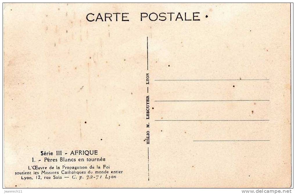 AFRIQUE  : "Pères Blancs En Tournée- - Missions - Série III N° 1 - Missions