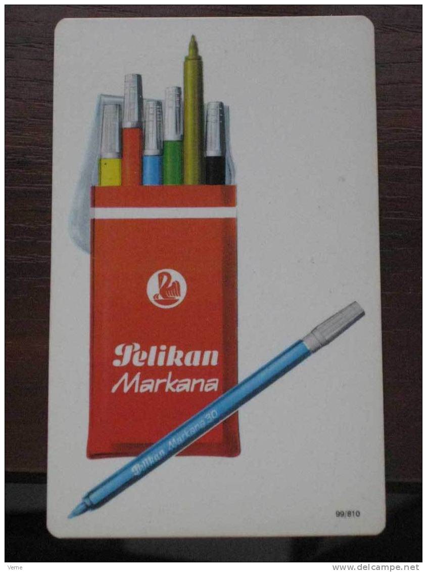 CALENDARIO PELIKAN  1973 - Tamaño Pequeño : 1971-80