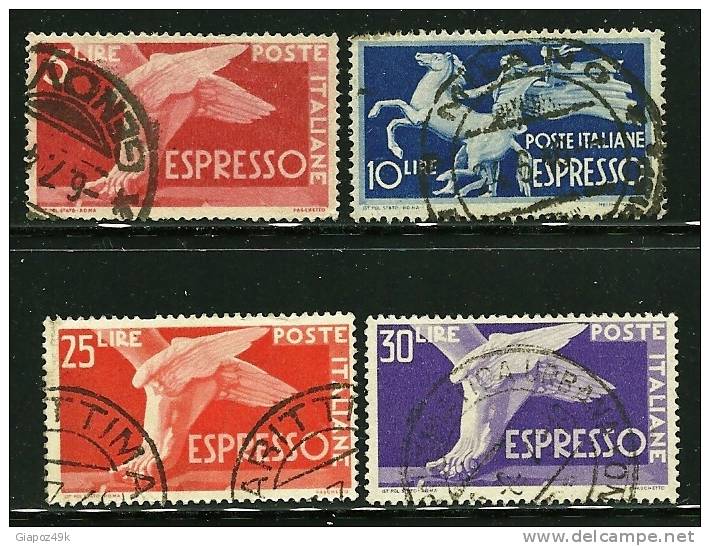 ● ITALIA 1945 / 52 - ESPRESSI - Democratica N. 25 . . . Usati Fil. NS  - Cat. ? €  - Lotto N. 5724 - Express/pneumatic Mail