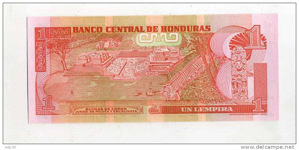 - HONDURAS  . BILLET .  1 L. 2003 - Honduras
