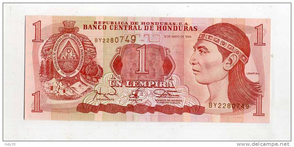 - HONDURAS  . BILLET .  1 L.  1994 - Honduras