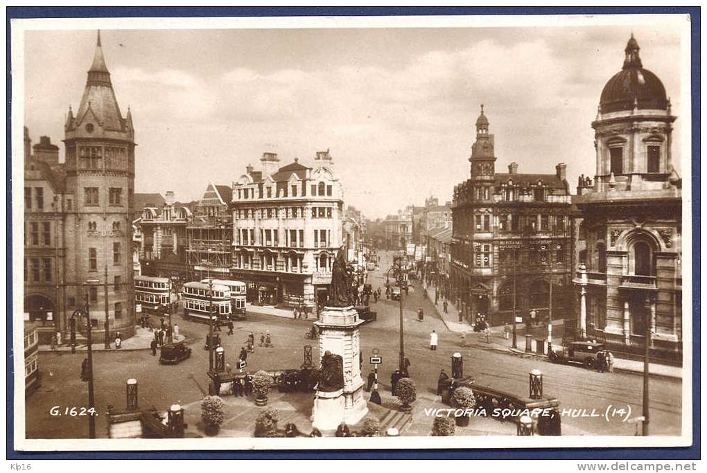 ENGLAND,HULL,VICTORIA SQUARE,OLD PC - Hull