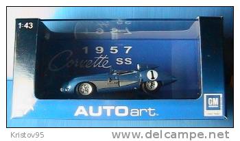 CHEVROLET CORVETTE SS #1 1957 BLUE AUTOART N° 51051 1/43 RACING - AutoArt