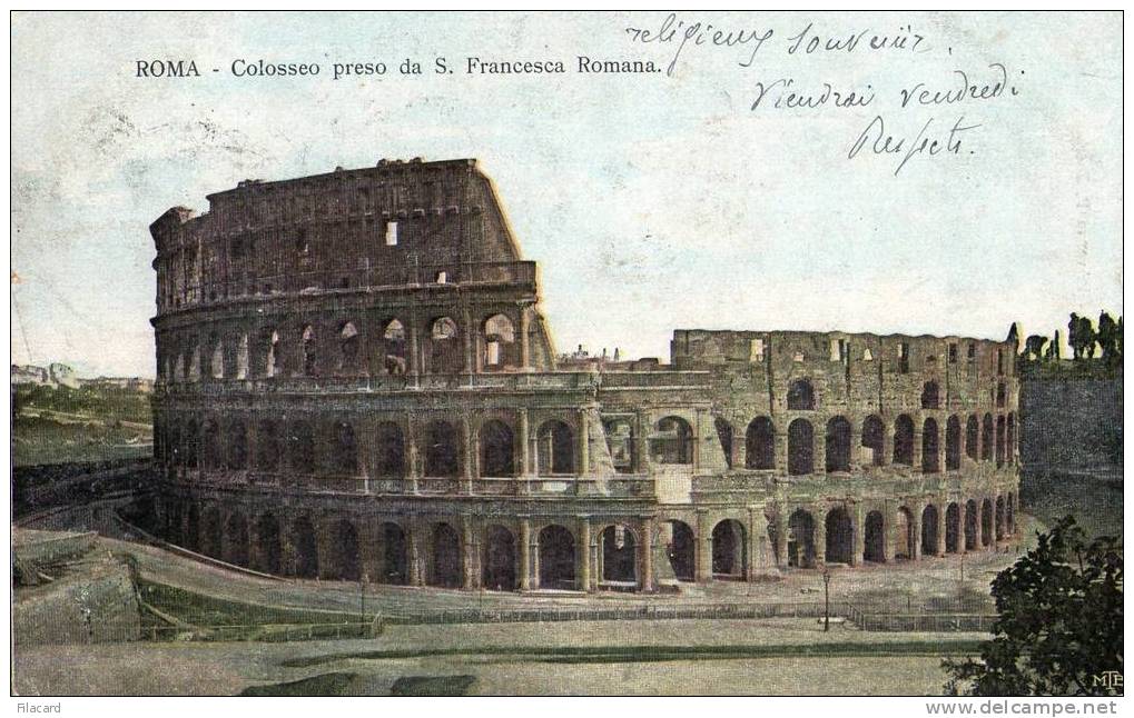 6760    Italia  Roma   Colosseo  Preso  Da  S.  Francesca  Romana  VG - Colosseum