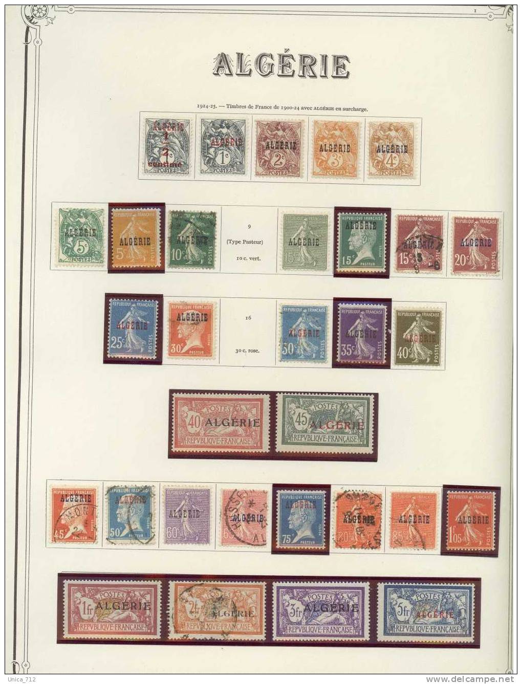 Algérie - Collection En Album De 1924  à 1958 (n°353)  Période Coloniale  Cotation 580€ - Verzamelingen (in Albums)