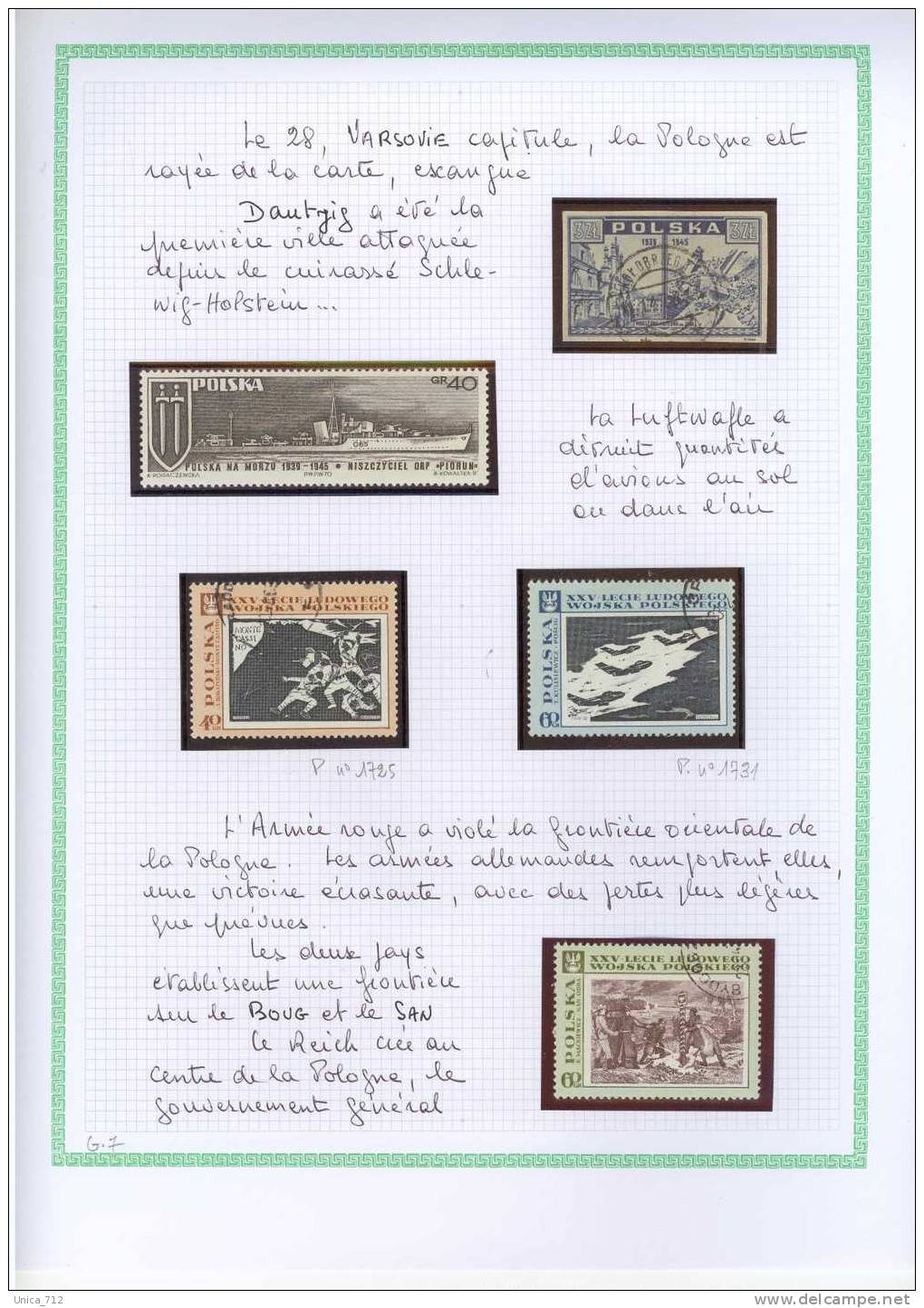 La 2e Guerre Mondiale Par Les Timbres - 2 Albums Avec Timbres, Cartes, FDC De Tous Pays - Collezioni (in Album)