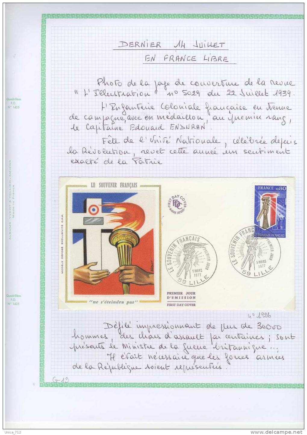 La 2e Guerre Mondiale par les timbres - 2 albums avec timbres, cartes, FDC de tous pays