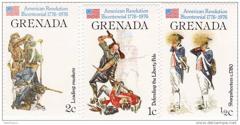 Grenada - Bicentenario Indipendenza Degli Stati Uniti - Onafhankelijkheid USA