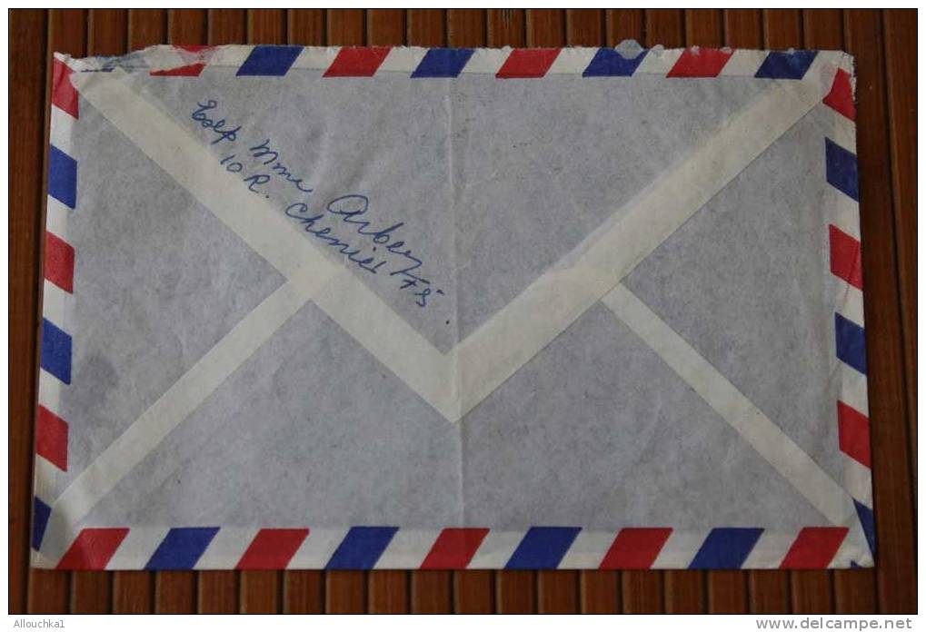 1957 LETTRE MAROC: Fés FEZ VILLE NOUVELLE PROTECTORAT FRANCAIS OMEC FLAMME P/NICE 06 MARCOPHILIE PAR AVION AIR MAIL - Covers & Documents