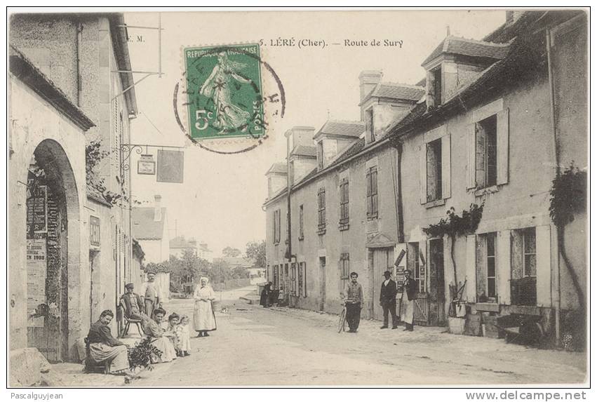 CPA LERE - ROUTE DE SURY - Lere