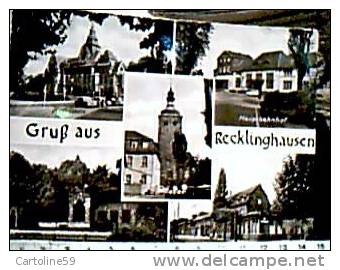 GERMANY  VUES Gruss Aus Recklinghausen VB1958 CO10856 - Recklinghausen