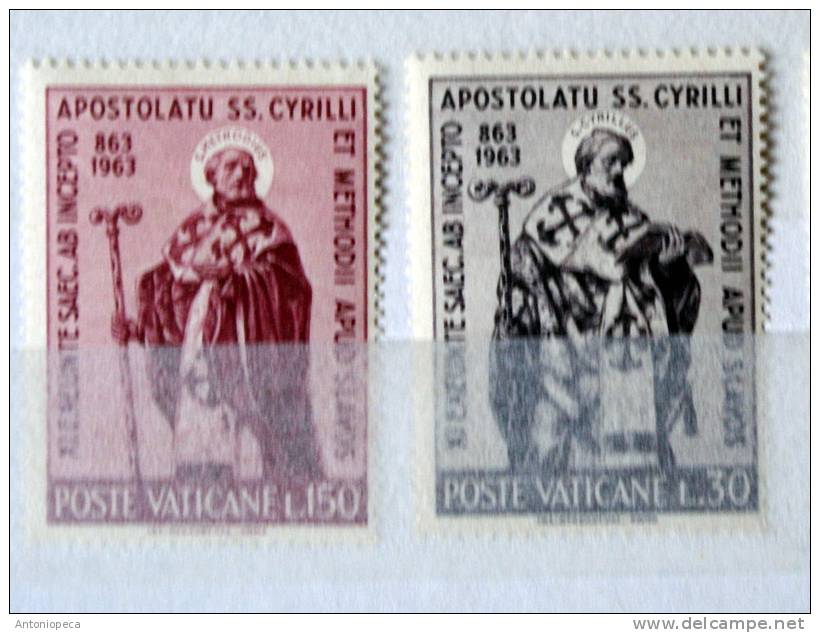 VATICAN 1963  S.CIRILLO MNH - Gebraucht