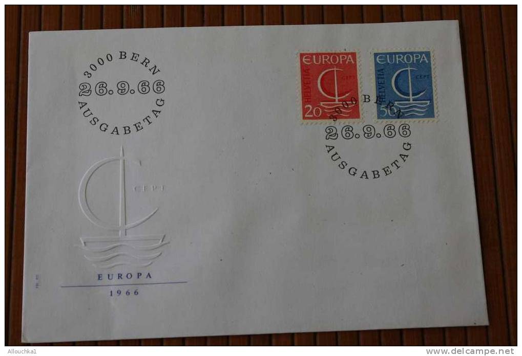 HELVETIA SUISSE 26-9-1966- AUSGABETTAG  LETTRE Aff. MULTIPLE EUROPA  OMEC P/ BERN  MARCOPHILIE - Storia Postale