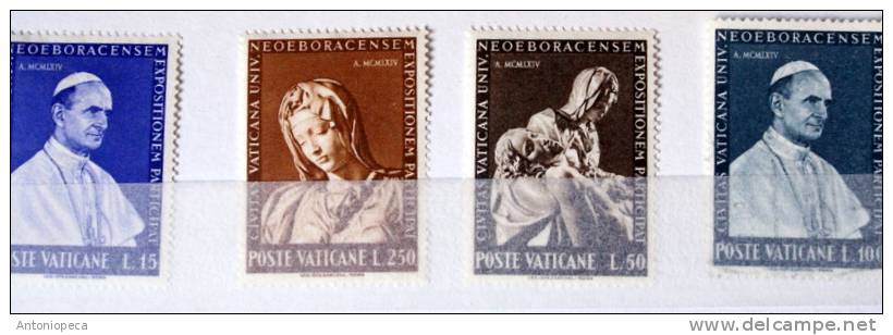 VATICAN 1964 ESPOSIZIONE NEW YORK MNH - Used Stamps