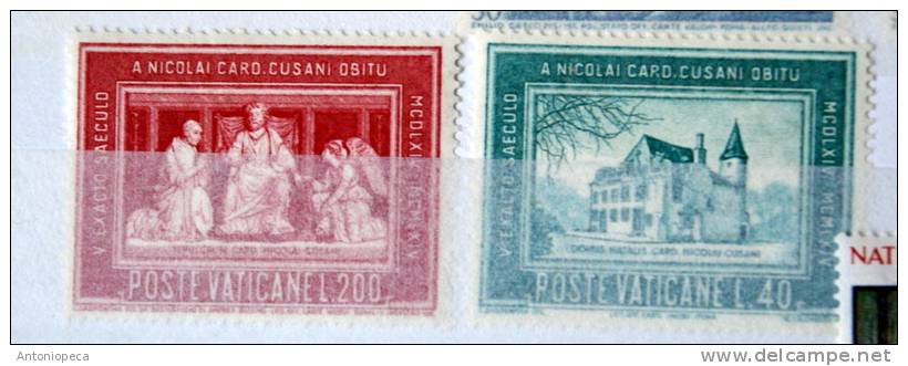 VATICAN 1964 CARD CUSANO MNH - Used Stamps