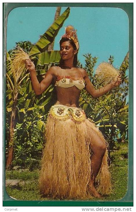 NORWAY - Vf BORA-BORA POSTCARD With TAHITIAN GIRL DANCING On POSTCARD Posted On BOARD Tied W/ Yvert Nº449 -to NEW JERSEY - Tarjetas – Máximo