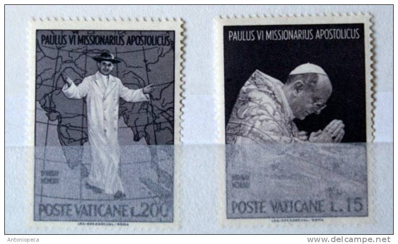 VATICAN 1965 VIAGGIO INDIA MNH - Unused Stamps